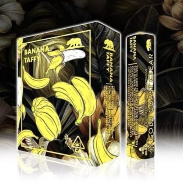 Gold coast clear banana taffy